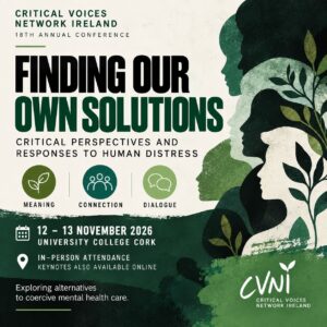 Conference to explore alternatives to coercive mental health care